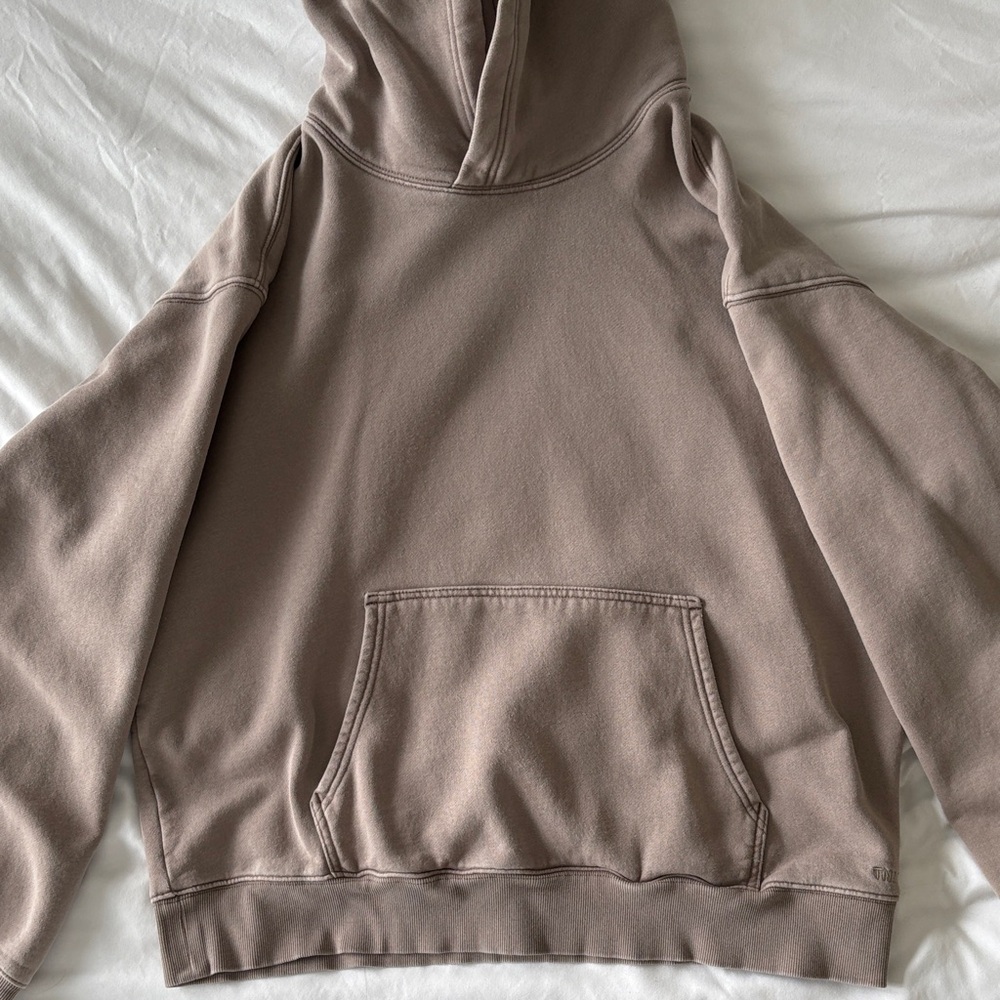 TNA Cozy Fleece Tan Hoodie